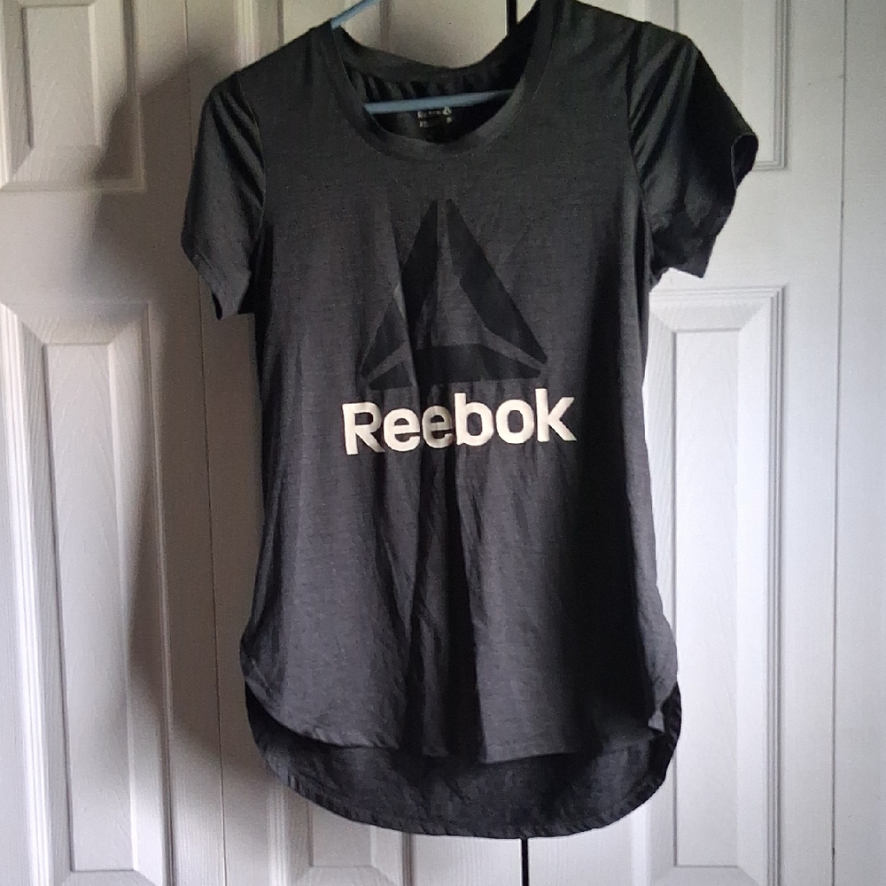 Reebok Charcoal Tee with Logo